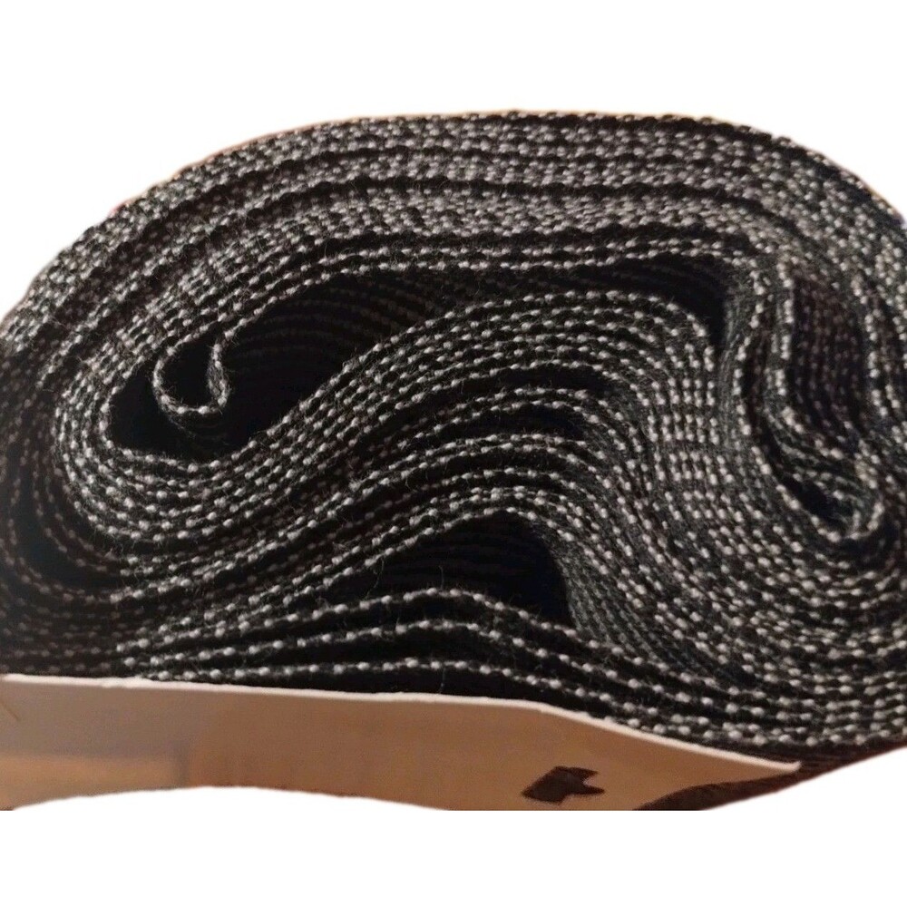 Wrights Herringbone Extra Wide Lightweight webbing 3" x 6 yd Chevron Black Gray - Picture 4 of 4